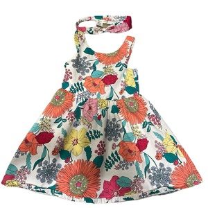 Crazy8 Floral Dress w/ Headband